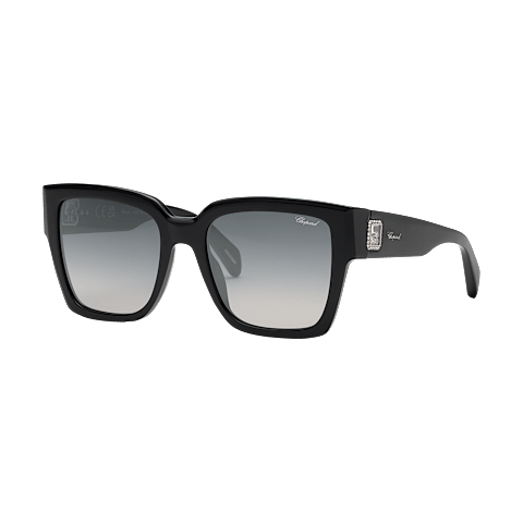 Vergr&ouml;&szlig;ernChopard  Sonnenbrille f&uuml;r Damen - Happy Diamonds 3/4-Ansicht