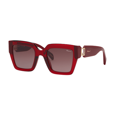Ingrandisci {0}Chopard  Occhiali da sole donna - L.U.C veduta di 3/4
