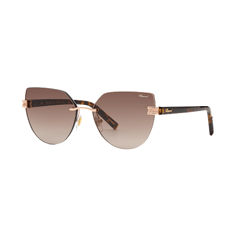 Enlarge {0}Chopard  Sunglasses for women - ICE CUBE  3/4 view