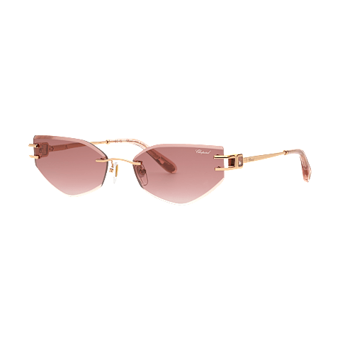 Enlarge {0}Chopard  Sunglasses for women - HAPPY DIAMONDS 3/4 view