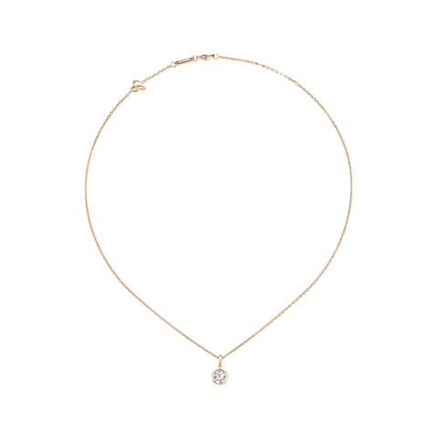 Enlarge {0}Chopard Diamond Pendant Chopard For Dreams Pendant @797697-5000 3/4 view