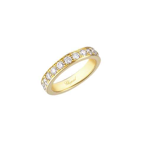 Enlarge Chopard diamond Ring Timeless Wedding Band @824402-0008 3/4 view
