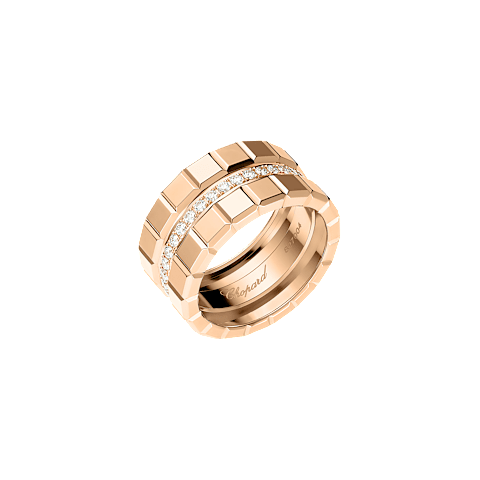 AgrandirChopard - Bague Diamant Ice Cube @827004-5040 Vue 3/4