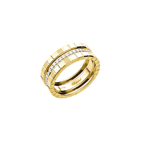 Vergr&ouml;&szlig;ern {0}Chopard - Diamant Ring Ice Cube @827005-0040 3/4-Ansicht