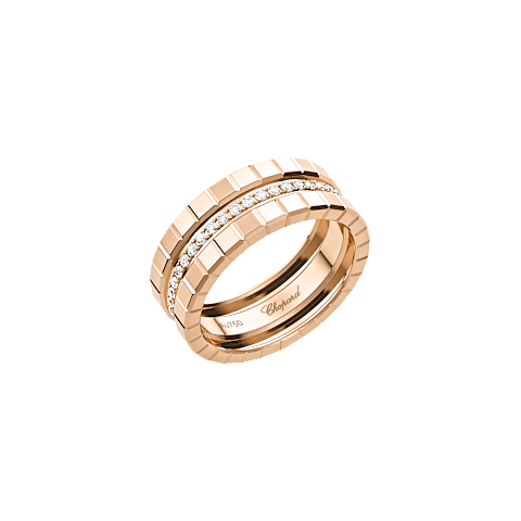 EnlargeChopard diamond Ring Ice Cube @827005-5040 3/4 view