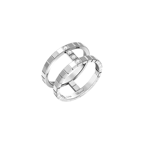 EnlargeChopard diamond Ring Ice Cube @827006-1010 3/4 view
