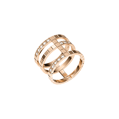 EnlargeChopard diamond Ring Ice Cube @827007-5010 3/4 view