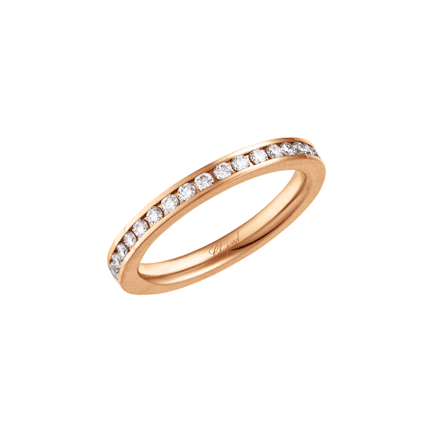 Agrandir {0}Chopard - Bague Diamant Timeless Wedding Band @827339-5110 Vue 3/4