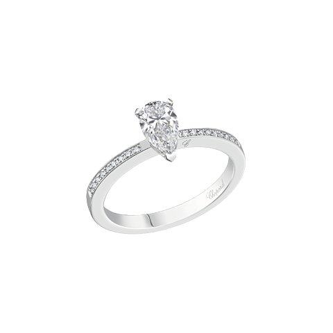 拡大 Chopard - ダイヤモンド リング ショパール フォーエバー エンゲージメント パヴェ リング @829427-9000 3/4ビュー