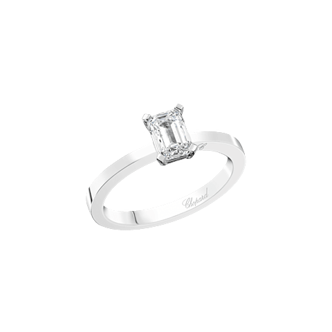 Agrandir {0}Chopard - Bague Diamant BAGUE CHOPARD FOR EVER @829428-9000 Vue 3/4