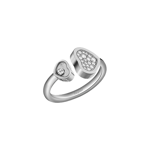 AgrandirChopard - Bague Happy Hearts @829482-1900 Vue 3/4