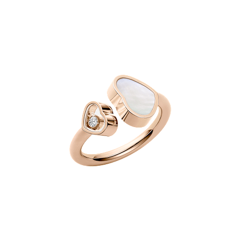تكبير {0}Chopard - خاتم ألماس هابي هارتس @829482-5300 عرض 3/4