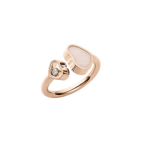 Enlarge {0}Chopard diamond Ring Happy Hearts @829482-5620 3/4 view
