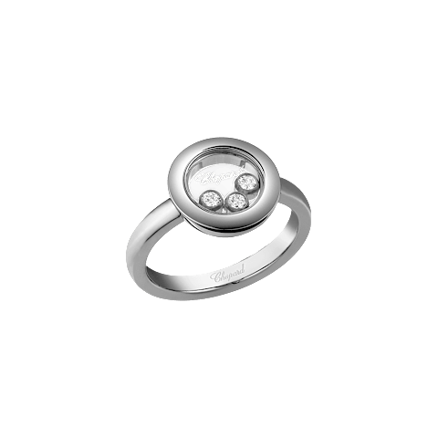 EnlargeChopard diamond Ring Happy Diamonds Icons @82A018-1000 3/4 view
