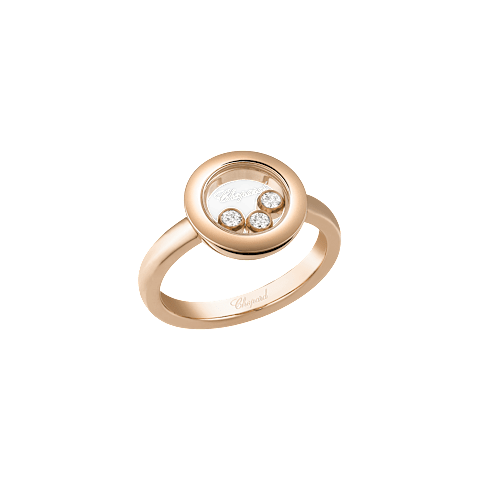 拡大 {0}Chopard - ダイヤモンド リング ハッピーダイヤモンド アイコン @82A018-5000 3/4ビュー