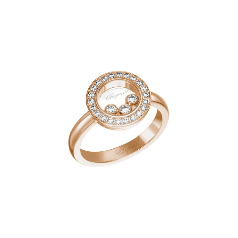 Enlarge {0}Chopard diamond Ring Happy Diamonds Icons @82A018-5200 3/4 view
