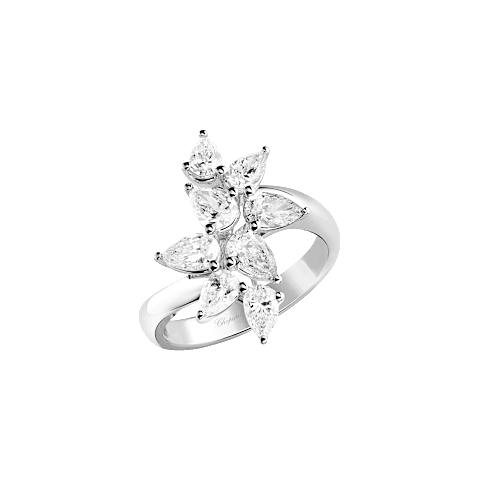 放大 {0}Chopard - 戒指 L'Heure du Diamant @82A072-1000 3/4视图