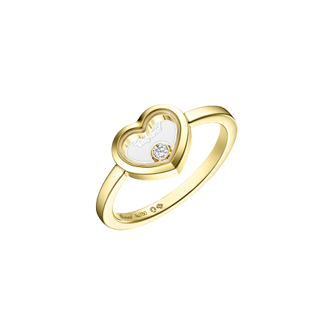 放大 Chopard - 戒指 Happy Diamonds Icons @82A192-0000 3/4视图
