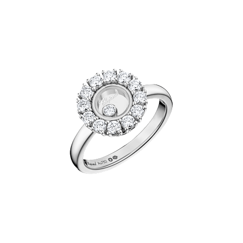 تكبير {0}Chopard - خاتم ألماس هابي دايموندز آيكونز جوايري @82A609-1000 عرض 3/4