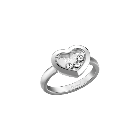 放大Chopard - 钻石 戒指 Happy Diamonds Icons @82A611-1000 3/4视图