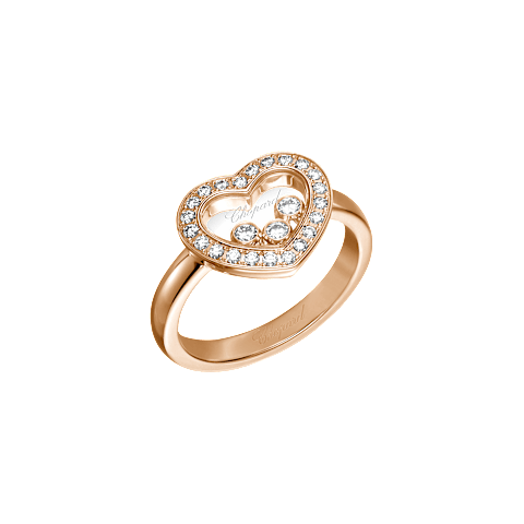 تكبير {0}Chopard - خاتم ألماس هابي دايموندز آيكونز @82A611-5200 عرض 3/4