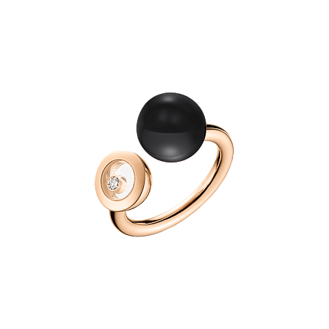Enlarge {0}Chopard diamond Ring Happy Diamonds Planet @82A619-5200 3/4 view