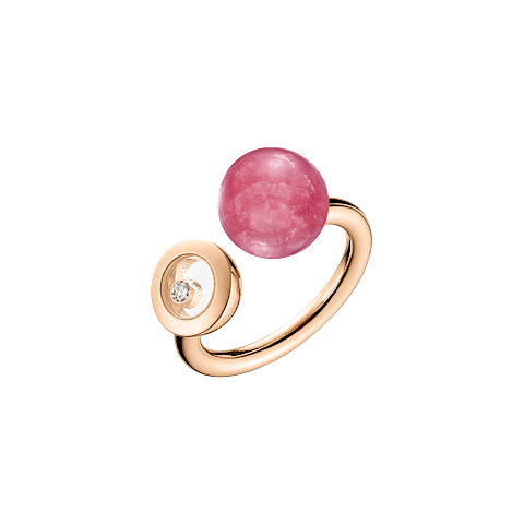 Enlarge Chopard diamond Ring Happy Diamonds Planet @82A619-5700 3/4 view
