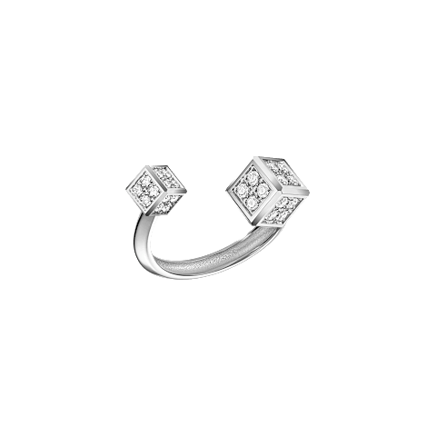 تكبير {0}Chopard - خاتم ألماس آيس كيوب بي كيوب @82A661-1010 عرض 3/4