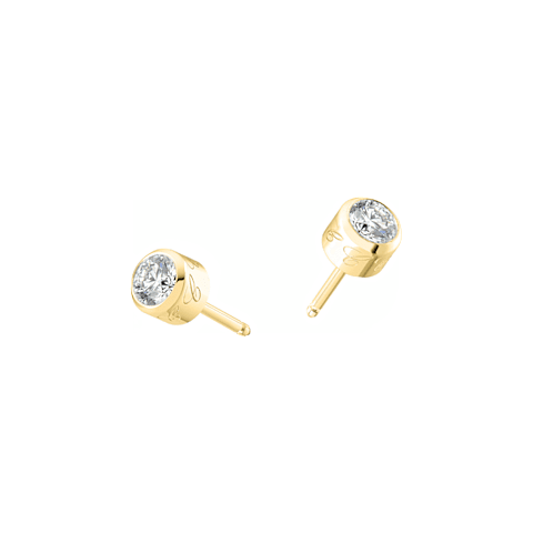 Enlarge {0}Chopard - Diamond Earrings Chopard For Dreams Earrings @837695-0000 front & 3/4 view