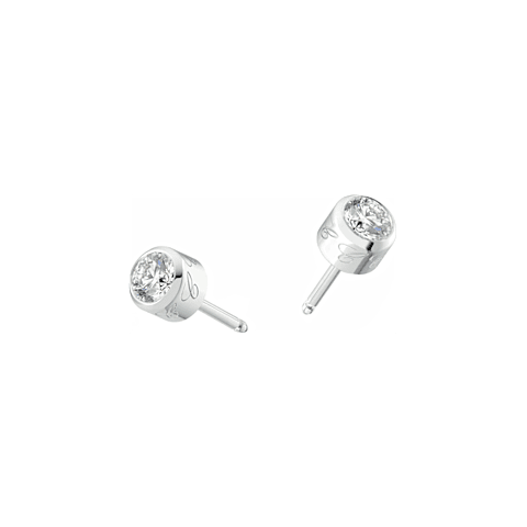 Enlarge {0}Chopard - Diamond Earrings Chopard For Dreams Earrings @837695-1000 front & 3/4 view