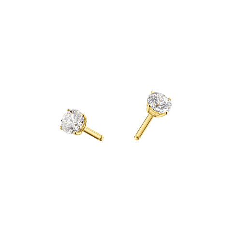 Enlarge {0}Chopard - Diamond Earrings Chopard For Ever Pair Of Earrings @839078-0000 front & 3/4 view