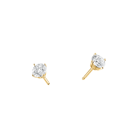 放大 {0}Chopard - 钻石 耳环 Chopard For Ever 一对耳环 @839080-0000 正面及3/4视图