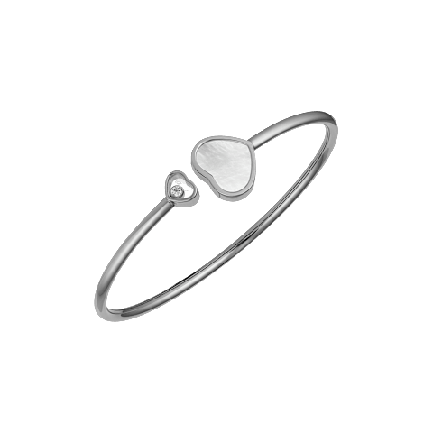 확대 {0}Chopard - 다이아몬드 브레이슬릿 해피 하트 @857482-1300    3/4 뷰
