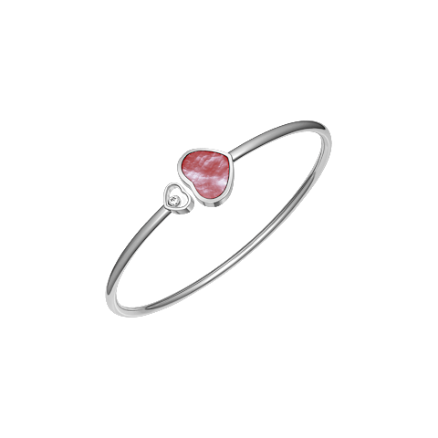 Enlarge {0}Chopard - Bracelet Happy Hearts @857482-1710    3/4 view