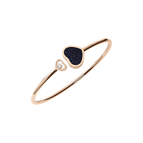Vergr&ouml;&szlig;ern {0}Chopard - Diamant Armband Happy Hearts @857482-5510    3/4-Ansicht