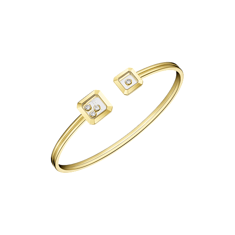 تكبير {0}Chopard - سوار ألماس هابي دايموندز آيكونز @85A114-0000 عرض مثبت في حلقة مع المشبك