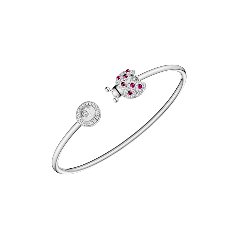 تكبير {0}Chopard - سوار ألماس هابي دايموندز ليدي بيرد @85A186-1200    عرض 3/4