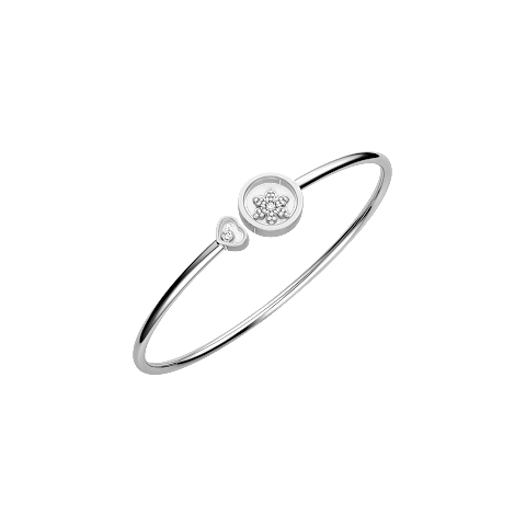 Enlarge {0}Chopard - Bracelet Happy Snowflakes @85A482-1000    3/4 view