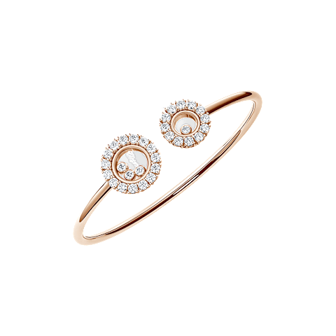 تكبير {0}Chopard - سوار ألماس هابي دايموندز آيكونز جوايري @85A608-5000    عرض 3/4