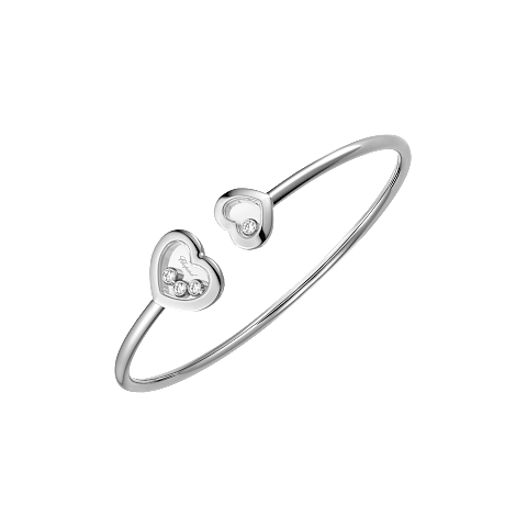 放大 {0}Chopard - 钻石 手链 Happy Diamonds Icons @85A614-1000    3/4视图