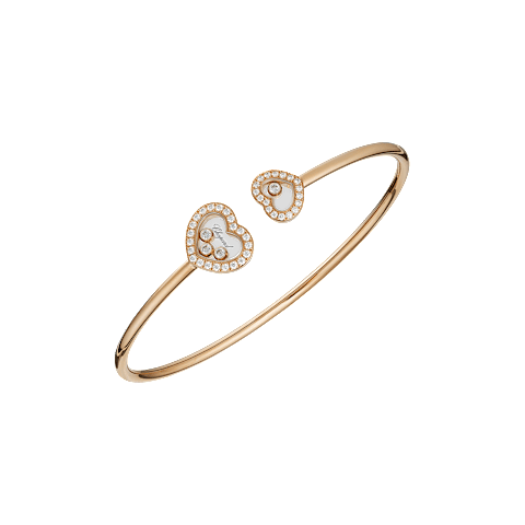 放大 {0}Chopard - 钻石 手链 Happy Diamonds Icons @85A614-5200    3/4视图