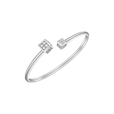 Ampliar {0}Chopard - Pulsera Diamantes Ice Cube Be Cube @85A661-1003    Vista 3/4
