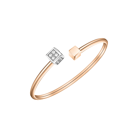Ampliar {0}Chopard - Pulsera Diamantes Ice Cube Be Cube @85A661-9003    Vista 3/4