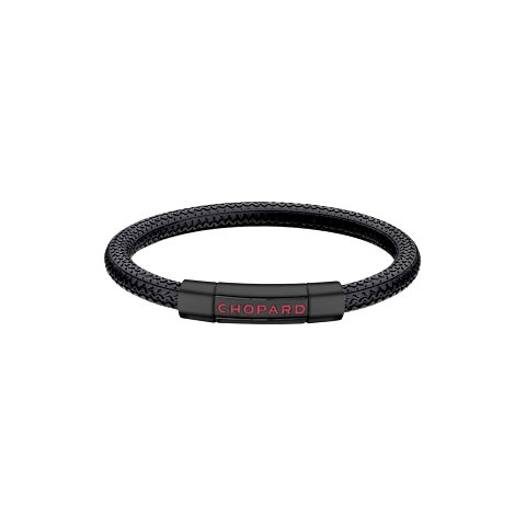 Enlarge {0}Chopard Classic Racing bracelet - Rubber Bracelet - front view