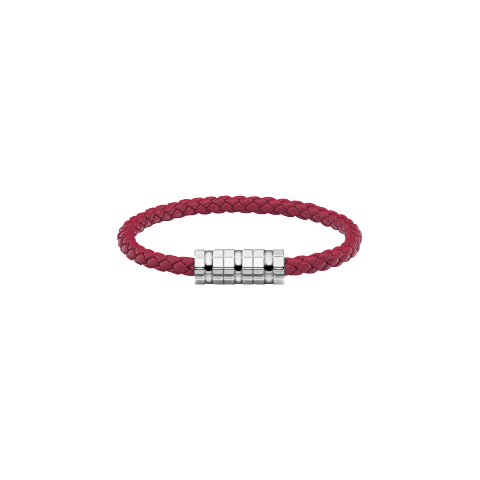 Enlarge Chopard ICE CUBE MINI BRACELET - Lambskin Bracelet - front view