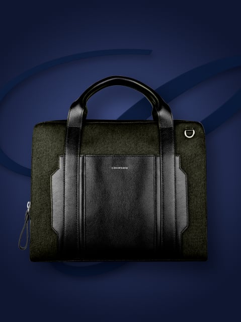 Luxury leather bags for men, Chopard weekender