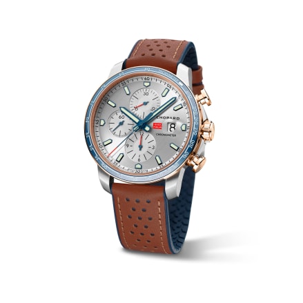 Mille Miglia rose gold chronograph watch