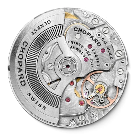 Photo of Chopard's in-house movement equipping the Alpine Eagle watches
