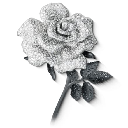 Rose en diamant Chopard