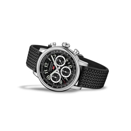 nuevo reloj cronógrafo Mille Miglia de caucho negro